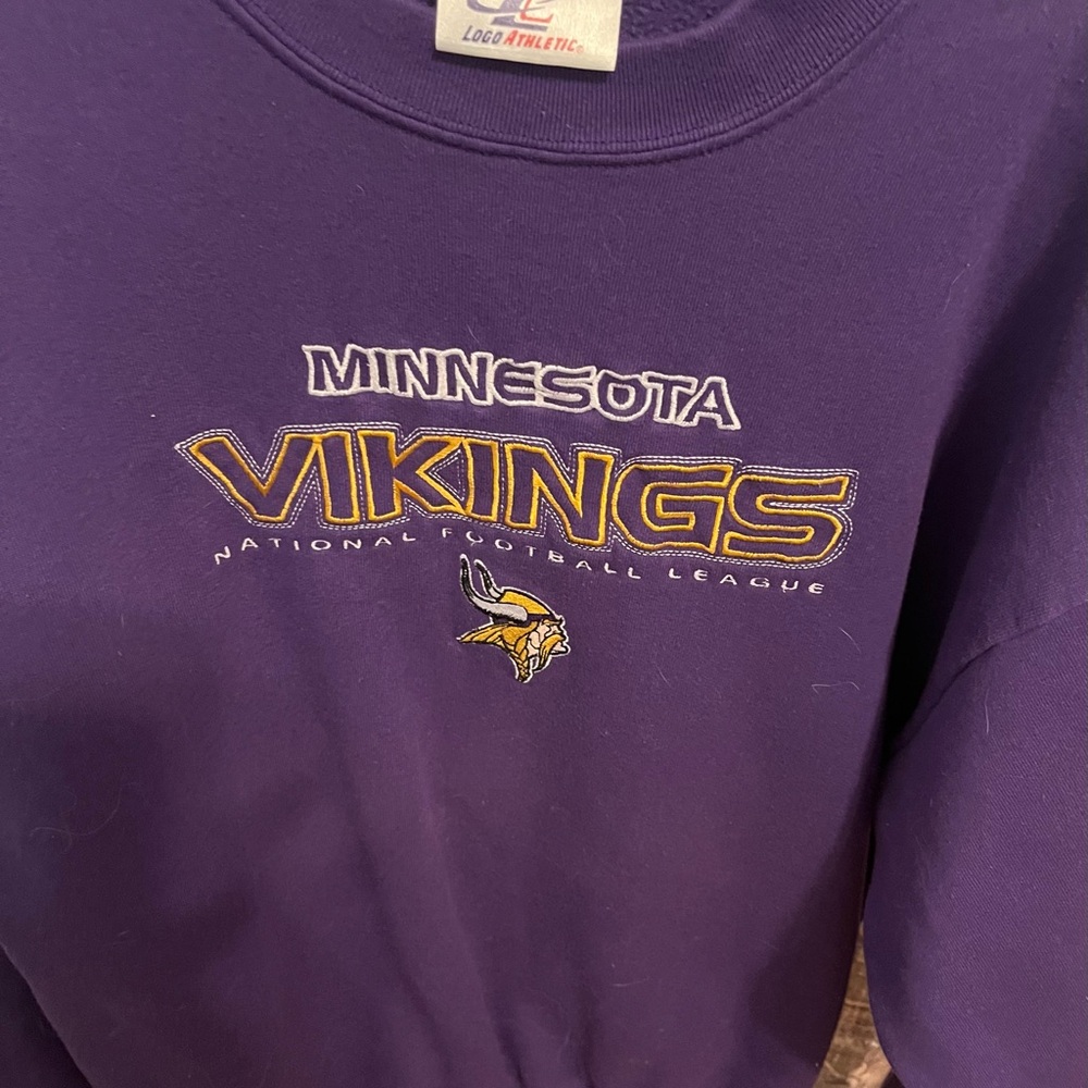 Logo Athletic Purple Sweatshirt